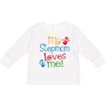 thumbnail image 3 of Inktastic My Stepmom Loves Me Boys or Girls Long Sleeve Toddler T-Shirt, 3 of 5
