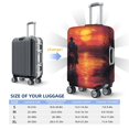 thumbnail image 4 of Balery Sunset River Western Cowboy Funda de equipaje, fundas para maletas, elástica, lavable, protector de maletas, compatible con maletas de 18 a 32 pulgadas-Small, 4 of 7