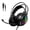 BLACK, variant on Gaming Headset with Microphone, Noise Cancelling Gaming Headphones Compatible with PS4 PS5 Xbox One PC Laptop, Over-Ear Headset with LED RGB Light, 7.1 Stereo Surround Sound