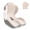 Grey Beige, variant on Ergonomic Memory Foam Seat Cushion with Lumbar Support, Anti-slip L-Shaped Chair Back Support, Pressure Relief, Height Boost, Universal Fit