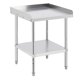 thumbnail image 1 of Stainless Steel Equipment Grill Soporte Mesa Resistente Commercial cm de Anchoorkstation con Ajustable Estante & Altura Removable 3-Sided Backsplash 400 lbs Capacity para Restaurant Food Truck BBQ, 1 of 7