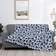 thumbnail image 2 of Fotbe black Skull white Manta de Franela con Estampado, Manta Ultrasuave para Cama, Sofá, Auto, Hipoalergénica y Antibolitas-40"x30", 2 of 6