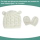 thumbnail image 2 of Conjunto de gorro y guantes de invierno para recién nacidos, para niñas de 0 a 18 meses Gorros de punto para bebés niños Gorros de invierno para bebés, M, 2 of 5