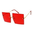 thumbnail image 6 of Sunglasses Women Gold Metal Luxury Shades Lady Red Lens, 6 of 10