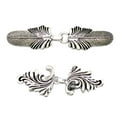 thumbnail image 1 of Tachiuwa 2 Pcs Clips de Cardigan Attaches Décoratives en Alliage Femmes Filles Portant un Design Rétro Argent, 1 of 9