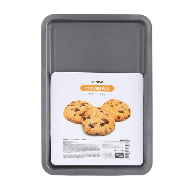 MINISO 12" x 9" Nonstick Cookie Sheet Grey Bakeware Baking Sheets