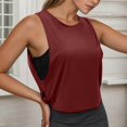 thumbnail image 2 of GPOECD Loose Tank Tops for Women Sleeveless Yoga Top Comfortable Summer Workout Vest Daily Wear Womens Camisole ,XL, 2 of 4