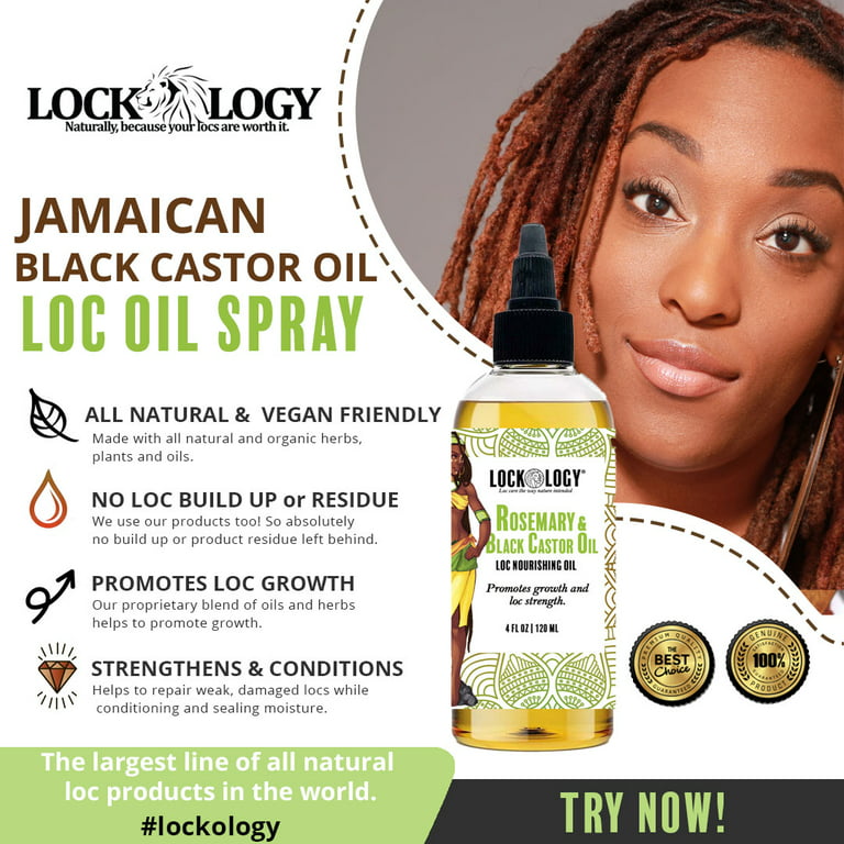 Rosemary & Black Castor Oil LOC Oil