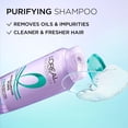 thumbnail image 3 of L'Oréal Paris Hyaluron Pure Purifying Shampoo 375 ml, 3 of 8