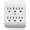 1, variant on 6-Outlet Extender with Central Anchor, 3-Prong Grounded Wall Tab, Multiple Outlet Extender with 6 Electrical Outlets, ETL Listed, 1 Packs, White