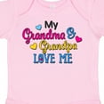 thumbnail image 4 of Inktastic My Grandma and Grandpa Love Me with Hearts Boys or Girls Baby Bodysuit, 4 of 5
