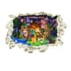 thumbnail image 1 of Minecraft huir etiqueta de la pared de dibujos animados anime 3D minecraft autoadhesivo PVC etiqueta removible para pared, 1 of 5