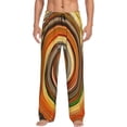 thumbnail image 2 of Lsque Colorful Swirl Print Men's Pajama Pants, Lounge Pant - Comfortable Home Wear,Elastic Waistband, Stylish Design-XX-Large, 2 of 9