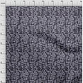 thumbnail image 4 of oneOone Viscose Jersey Eggplant Purple Fabric Asian Baroque Sewing Craft Projects Fabric Prints By Yard 60 Inch Wide, 4 of 4