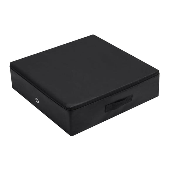 Colchoneta protectora silenciosa para barra de pesas, para levantamiento de peso muerto, con reducción de ruido. Negro