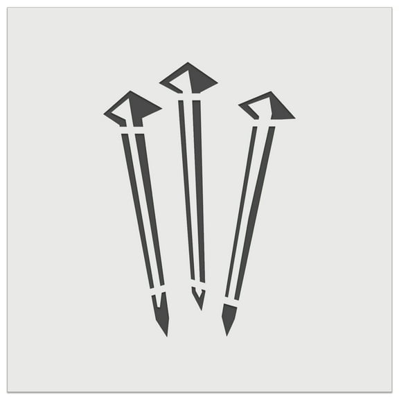 Three 3 Nails Christian Stylized DIY Cookie Wall Craft Stencil - 5.5 Inch