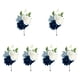 thumbnail image 3 of 6x Boutonniere Rose Rosages Decoración Bridal Bridal Bridegroom Boutonnieres para el aniversario de eventos del Día de San Valentín, 3 of 8