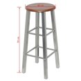 thumbnail image 4 of Bar Stools 2 pcs Metal with MDF Seat, 4 of 4