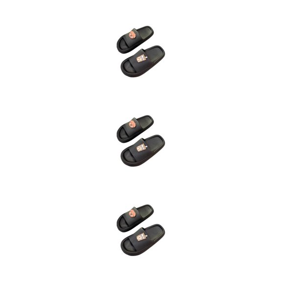 Minnieouse Pantuflas de fondo y grueso: cómodas y elegantes, con plataforma para interiores y exteriores, punta abierta, pantuflas livianas para Type1 NO1
