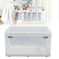 thumbnail image 3 of Boîte de Rangement Transparente, Conteneur de Rangement à 5 Ouvertures Grande Capacité de Charge Empilable pour Chambre à Coucher pour Vêtements, 3 of 8