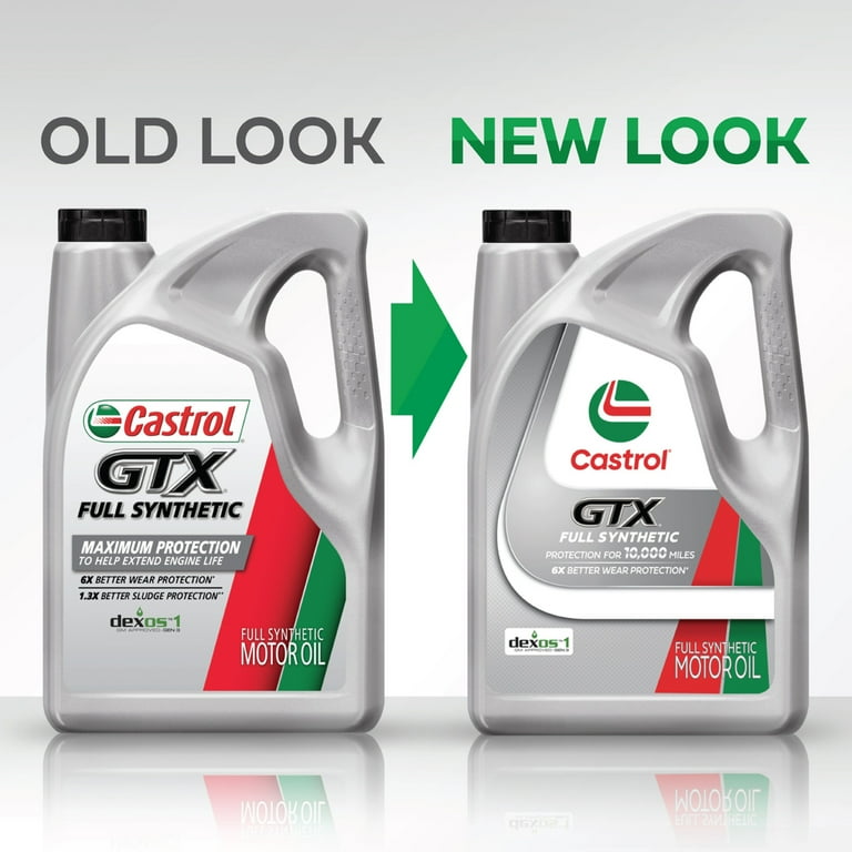 Castrol GTX Full Synthetic 5W-30 Motor Oil 5 Quarts for Engine