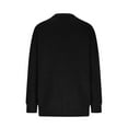 thumbnail image 4 of HAiming Women Oversized Cardigan Sweaters Fall Trendy V Neck Button down Knits Jacket Casual Loose Long Sleeve Outwear, 4 of 6
