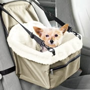 Imperial Home Small Booster Car Seat for Pets - Beige