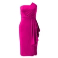 thumbnail image 4 of Elegant Summer Off Shoulder High Waist Tennis Bodycon Dress for Women Casual Style Feminine Fit Pink S, 4 of 5