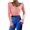 Pink, variant on Vedolay Cropped Sweaters for Women Causal Long Sleeve V Neck Lightweight Corchet Pullover Sweater,Blue XL