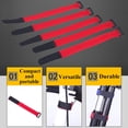 thumbnail image 3 of Adjustable Hook And  Cable Tie, Bicycle Handlebar Tie Strap For Sports Cycling Riding, Multipurpose Fixed Strap, 5PCS, 3 of 8