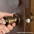 thumbnail image 2 of Pomo de puerta Master Lock TUO0105 Tulip de latón envejecido, 2 of 4