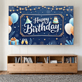 thumbnail image 6 of Yatrandify Decorative Design Happy Birthday Banner Cake Decoration Colorful Balloons Party Backdrop Event Banner for Birthday Party Indoor Decoration Photo Shoot, 6 of 8
