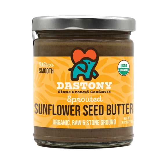 Dastony Organic Sprouted Sunflower Seed Butter, 8 oz