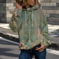 thumbnail image 2 of Bovemsi Sweatshirt for Women Women's Love Printing Solid Color Blouse Casual Comfort Hoodie, 2 of 9
