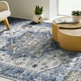 thumbnail image 4 of LOKHOM 8'x10' Bohemian Area Rug for Living Room, Non Slip Machine Washable Rugs Vintage Floor Carpet for Bedroom Dinning Room Kitchen, Blue, 4 of 14