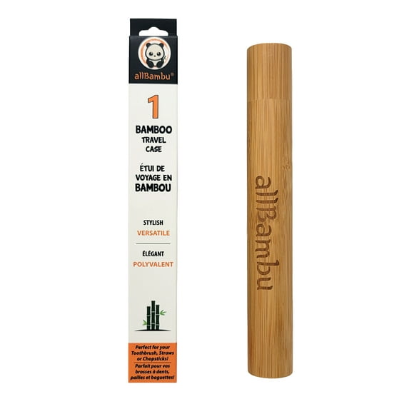 allBambu Étui de Voyage en Bambou