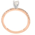 thumbnail image 3 of Pompeii 1/2ct Diamond Engagement Ring 14K Rose Gold (G/H,I1), 3 of 3