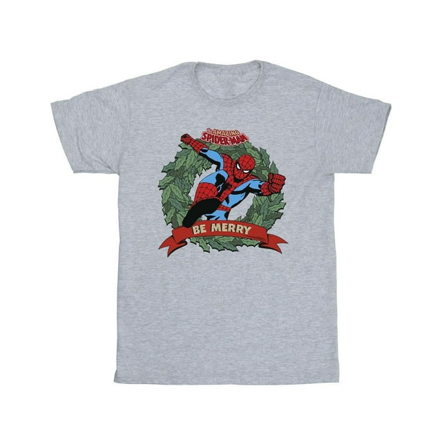 The Amazing Spider-Man Mens Be Merry T-Shirt