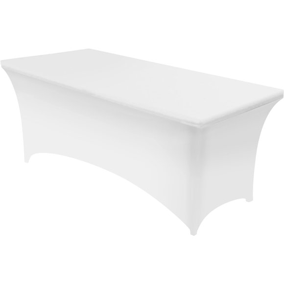 Mantel Utopia Kitchen de 4 pies de spandex [1 paquete, blanco] 200 g/m²
