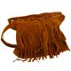 thumbnail image 2 of Bolso bandolera retro con borlas, estilo cubo, para mujer (marrón), 2 of 8