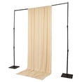 thumbnail image 3 of BalsaCircle 5x12 feet Beige 4-Way Stretch Spandex Divider Backdrop Curtain Home Decorations, 3 of 6