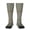 2 Black-2, variant on Black And White Checkered Knee High Socks for Women Long Leg Warmers Socks