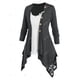 thumbnail image 2 of Conjunto de Top de Talla Grande de Encaje Rosegal  Mangas largas de talla grande, 2 of 5