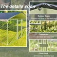 thumbnail image 2 of 10 x 10 ft Uptown Welded Secure Wire Outdoor Pet Dog Kennel Playpen Crate with Heavy Duty Waterproof Cove, 2 of 9