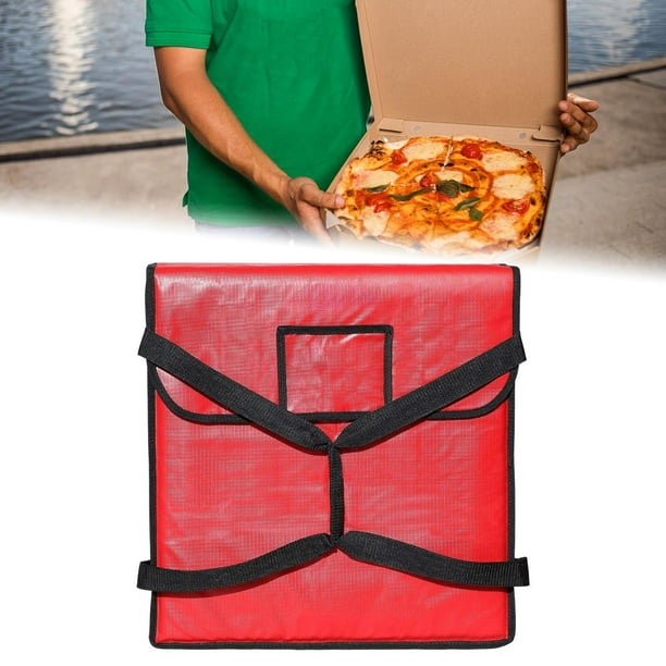Bolsa termica para pizza Bolsa de reparto de pizza Bolsa termica reutilizable para pizza Estuche de transporte para calentar pizza para acampar al air S y rojo Walmart en linea