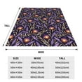 thumbnail image 3 of Zufioo Lavender Flowers Fleece Blanket Queen Size,Plush Bed Blanket,Ultra Soft Throw Blanket,Plush Fuzzy Cozy Blanket Perfect for Bed,Couch-80"x60", 3 of 7