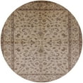 thumbnail image 1 of Ahgly Company Indoor Round Mid-Century Modern Brown Oriental Area Rugs, 7' Round, 1 of 6