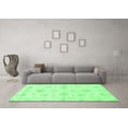 thumbnail image 3 of Ahgly Company Indoor Square Oriental Emerald Green Traditional Area Rugs, 4' Square, 3 of 4