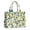 Yellow Lemon Fruit-1, variant on Large Capacity Tote Bag,Yellow Lemon Fruit Slices White Pattern Handbag Fashion Luxury Tote Bag,15.7"x13"x 5.1" Inches,Laptop Compatible
