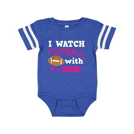 

Inktastic I Watch Football with My Noni Gift Baby Girl Bodysuit